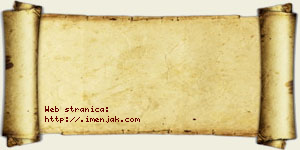 Emilija Bzenić vizit kartica